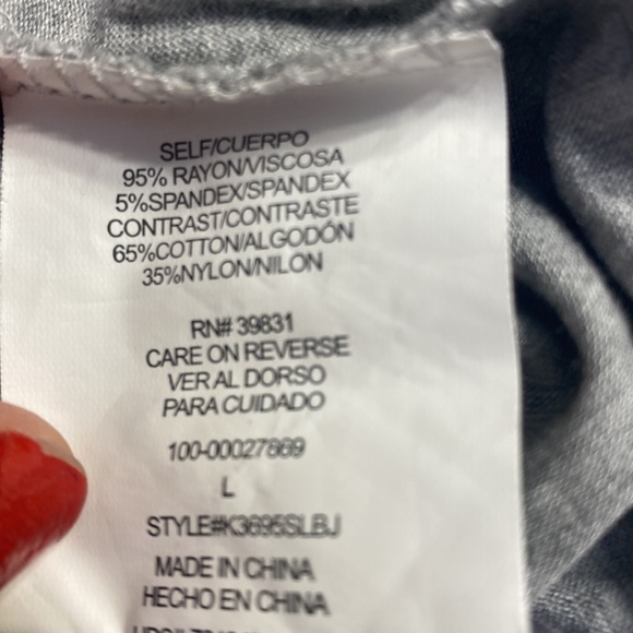 My Michele 3/4 sleeve gray shirt - Picture 5 of 5